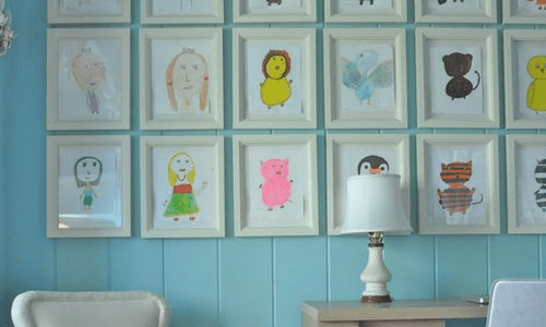 10 Top Ways To Display Your Children's Artwork gallery